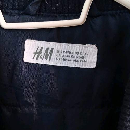 H&M Kids' College Jacket used, blue, size 158/164 cm