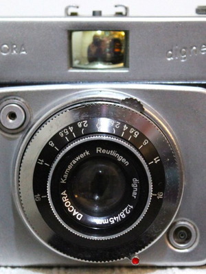 Dacora Dignette vintage camera used, 1958, for decoration