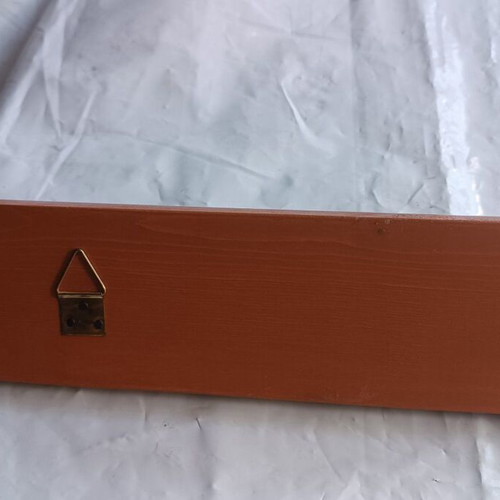 Handmade wooden coat rack 60cm new, with 5 double hooks