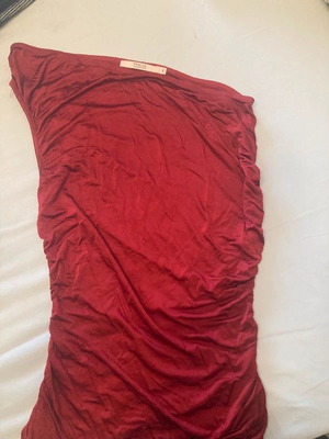 Red Valentino one-shoulder top like new, size S, red