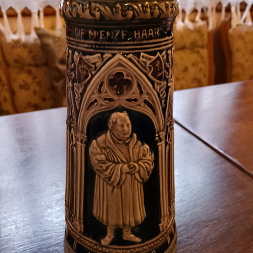 Dümler and Breiden collectible beer glass 1000ml 25 cm used