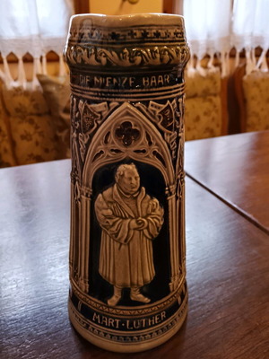 Dümler and Breiden collectible beer glass 1000ml 25 cm used