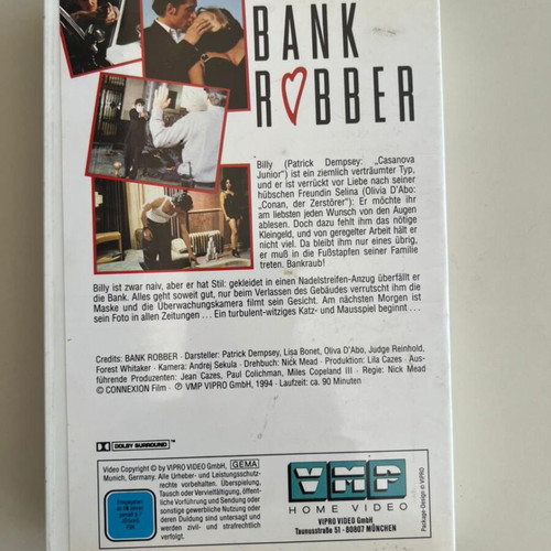 VHS video cassette like new, in German
