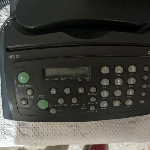 Philips HFC 22 vintage telephone/fax like new