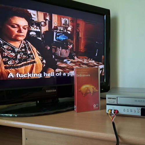 Delicatessen VHS like new with subtitles