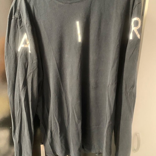 Air Jordan long sleeve t-shirt used, black, size L
