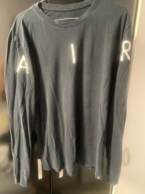 Air Jordan long sleeve t-shirt used, black, size L