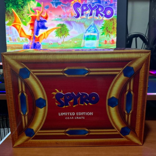 Spyro Collector's Box new with official pin, wallet, lanyard, cap