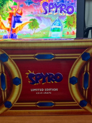 Spyro Collector's Box new with official pin, wallet, lanyard, cap