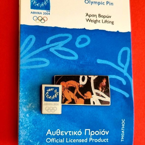 Olympic pins Athens 2004 new, set of 9 pieces