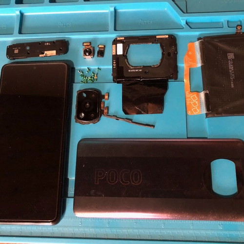 Xiaomi Poco X3 NFC spare parts used, screen and battery included