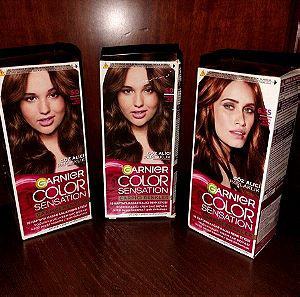 Βαφές μαλλιών Garnier Color Sensation 5.0 και 6.35