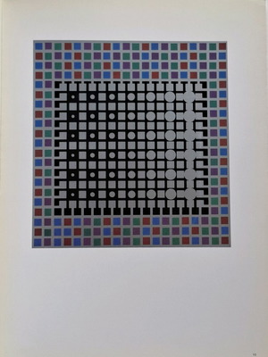 Φωτολιθογραφία Victor Vasarely καινούργιο, Mikrokozmosz 1926-1937