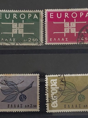 Greece Europa CEPT 1963 & 1965 stamps used, set of 4