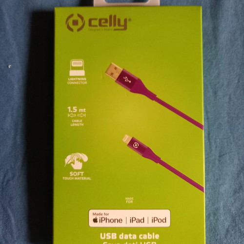 USB to Lightning cables new, set of 3 pieces 1m, 1.5m, 2m