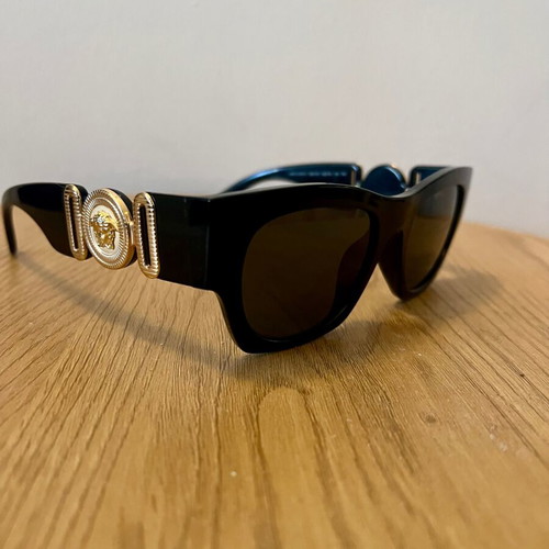 Versace sunglasses model 4479U GB187, black and gold, women's