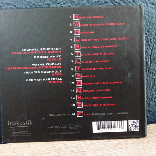 Michael Schenker's Temple Of Rock Bridge The Gap CD used 2013