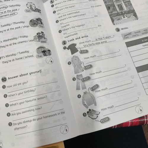 Smart Junior A & B Test Booklet like new, English