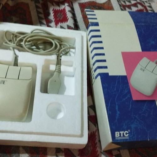 Cutie 3 Button PC Mouse vintage 80's 90's new in box