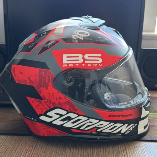 Scorpion EXO R1 Fabio Quartararo Replica Helmet used, size small