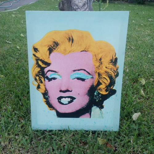 Pop Art Canvas Print Marilyn Monroe used, Andy Warhol style