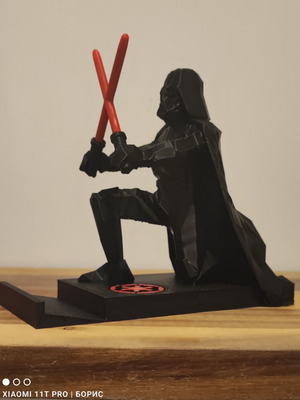 Darth Vader Phone Stand, 3D Printed