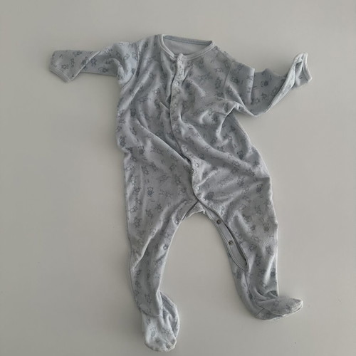 Mothercare baby romper unisex size 12-18 months light blue like new