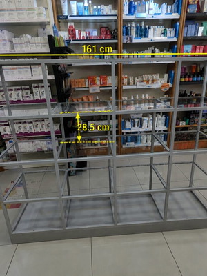 Ραφιέρα σαν καινούργια με ροδάκια, βαριά κατασκευή