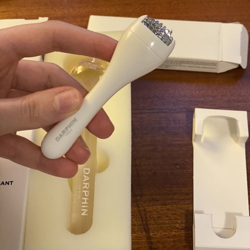Darphin Cooling Globe and Ridoki Face Roller massage tools