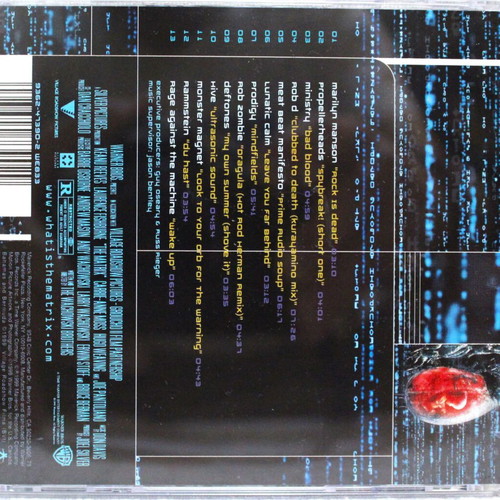 The Matrix Soundtrack CD like new, Rock
