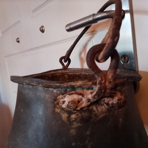 Antique copper brakati used for cooking 1850-1890