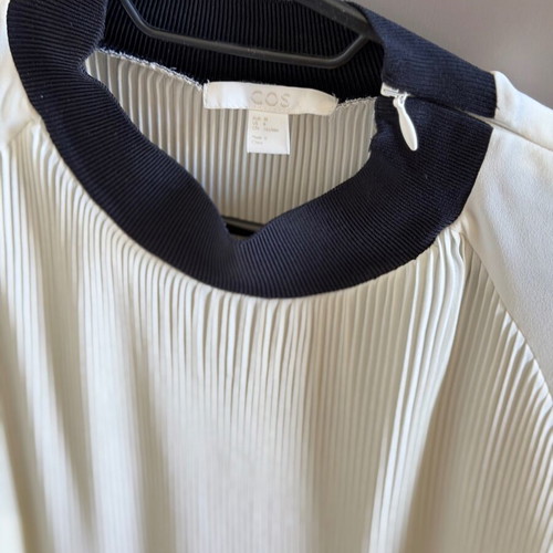 Silk blouse COS like new, size M, white and black