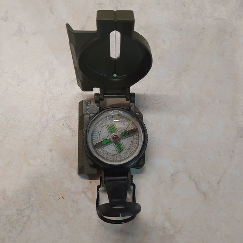 Paget Trading UK Military Type Compass new with ruler and sight