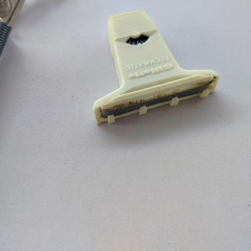 Gillete Techmatic razor used, 60s-70s with case