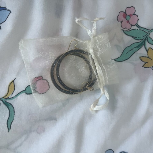 Stainless steel earrings like new