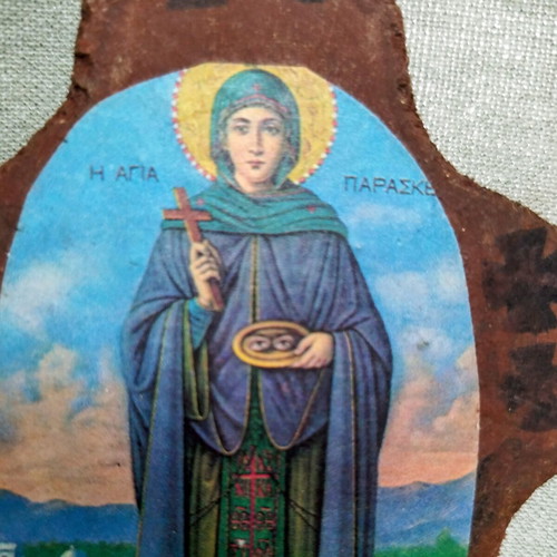 Saint Paraskevi Wooden Icon like new