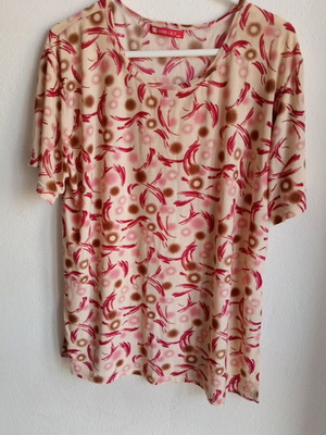 Women's short-sleeve blouse new with colorful patterns