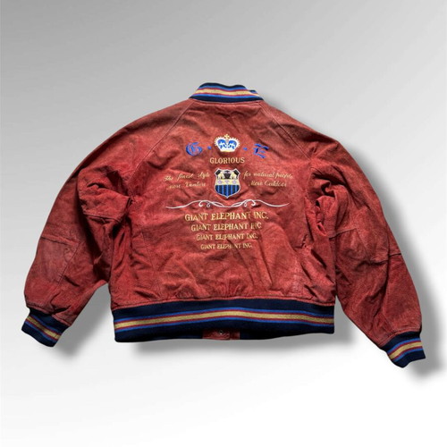 Vintage 1980s Made In Korea College Jacket men's small, like new