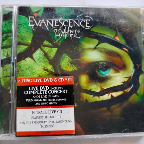 Anywhere But Home Evanescence DVD and CD like new, rock