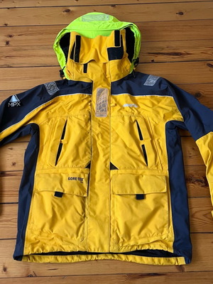 Musto MPX Offshore Goretex Pro Shell Sailing Jacket μεταχειρισμένο, μέγεθος S, κίτρινο και μαύρο