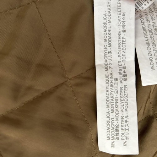Zara parka with detachable quilted inner jacket and fur, like new