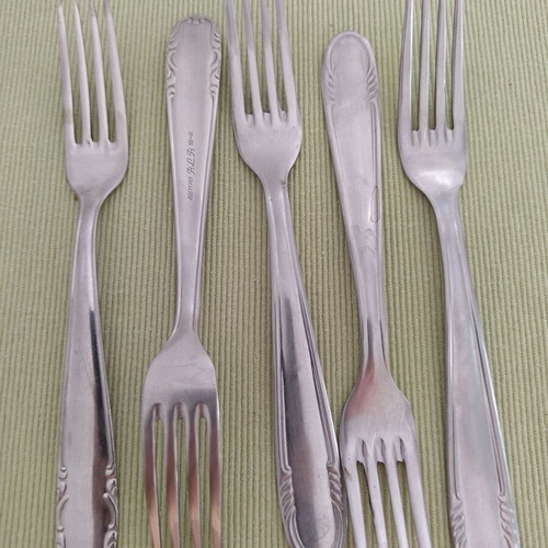Small forks used, set of 5