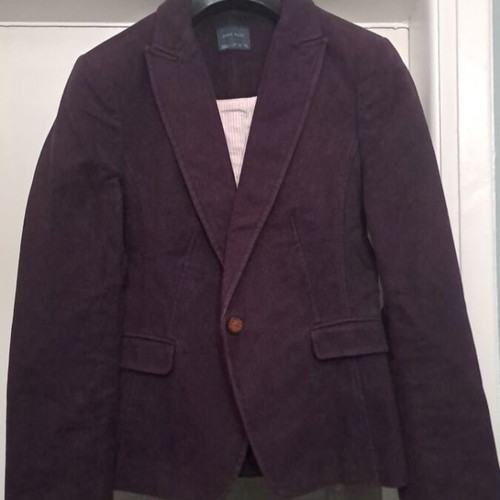 Zara plum purple blazer jacket like new