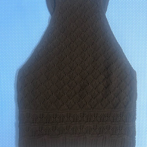 Stradivarius Y2K Black Halter-neck Knit Top Size S like new