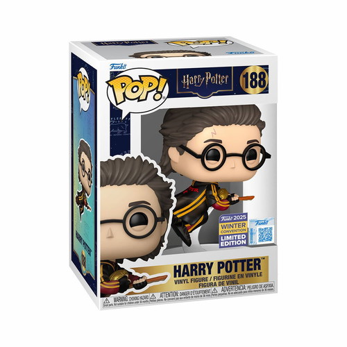 Funko Pop Harry Potter (Quidditch) #188 2025 Winter Convention Exclusive new