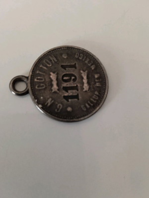 C.N.COTTON token 1191 used
