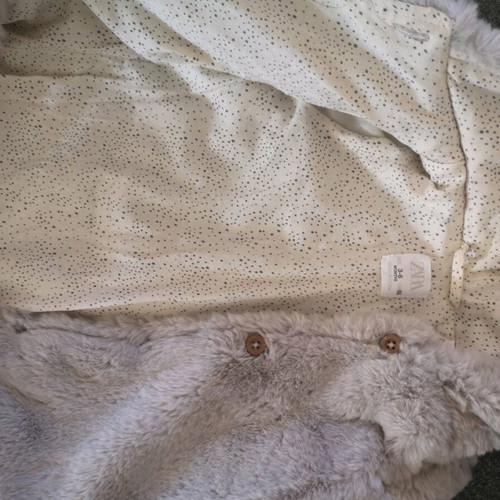 Zara kids fluffy onesie 3-6 months, washed and unworn