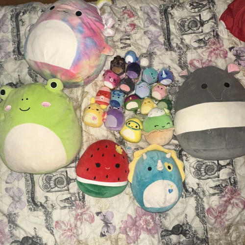 Squishmallows large plush collection
