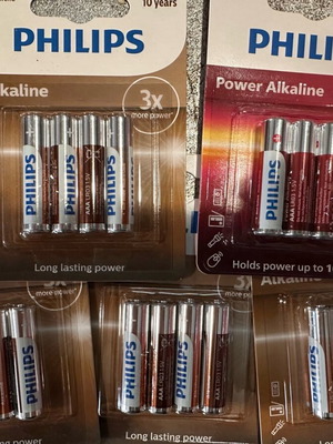 Philips батерии нови, 5 комплекта