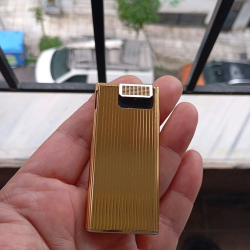Vintage Brother Lite Lighter NOS new old stock gold with case